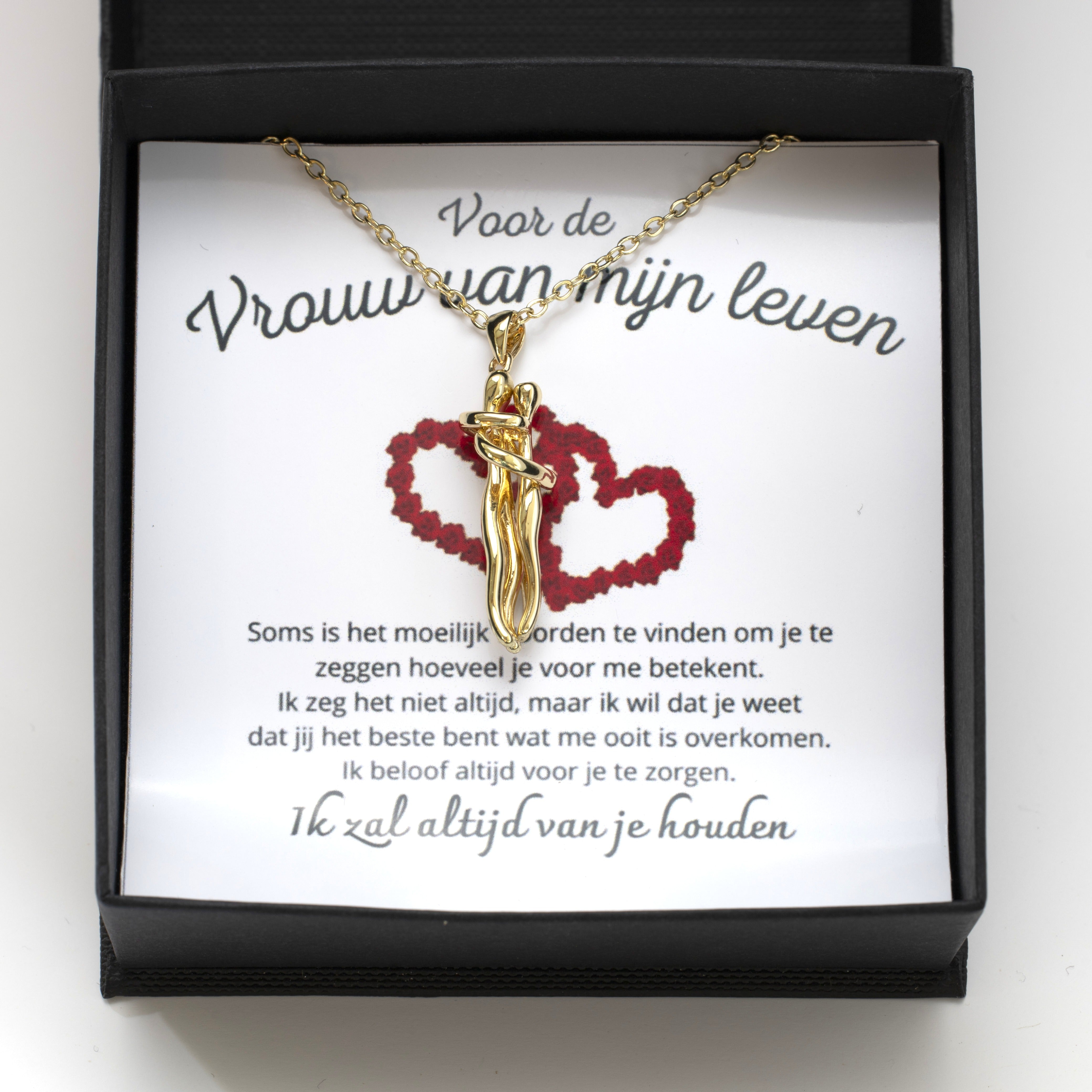 Vrouw van mijn leven - knuffelketting
