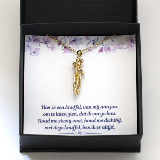 hier is een knuffel - knuffelketting